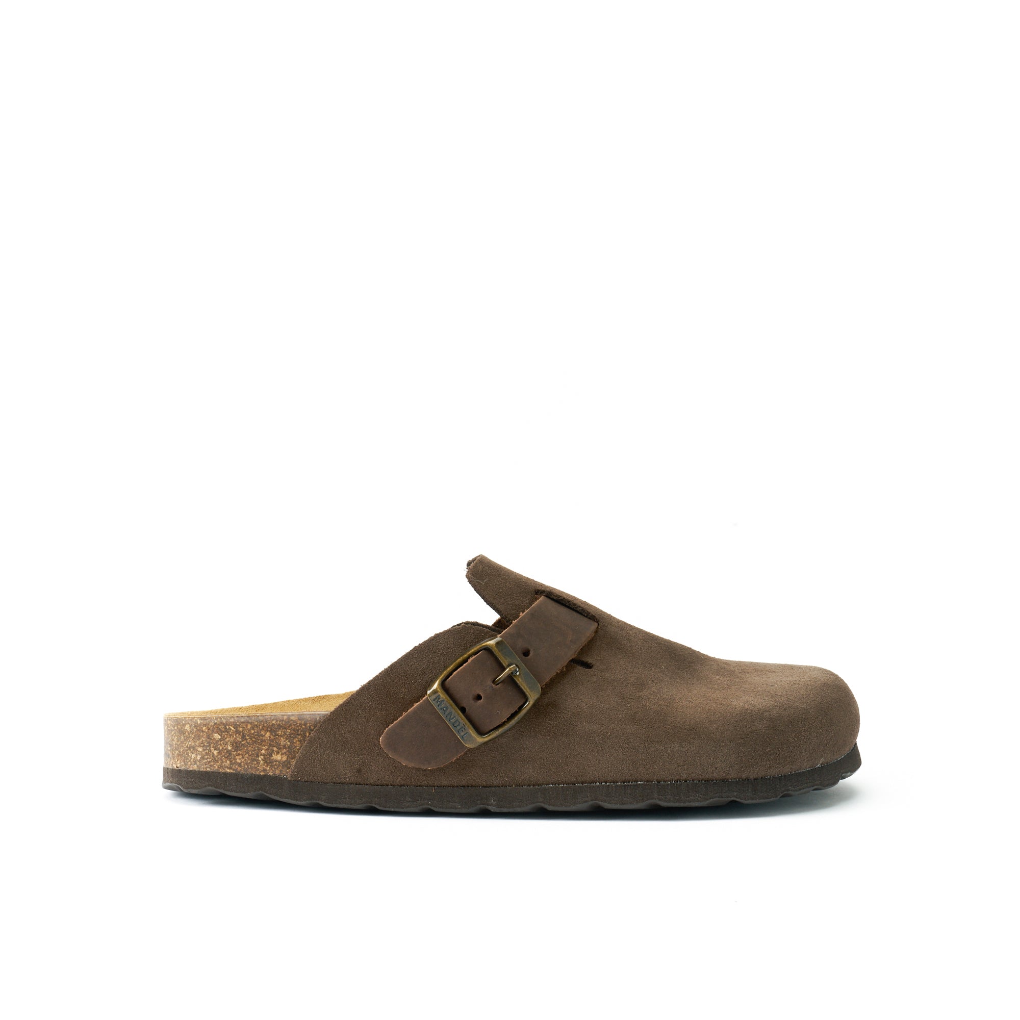 NOE SUEDE MARON BROWN – Mandel Sandals