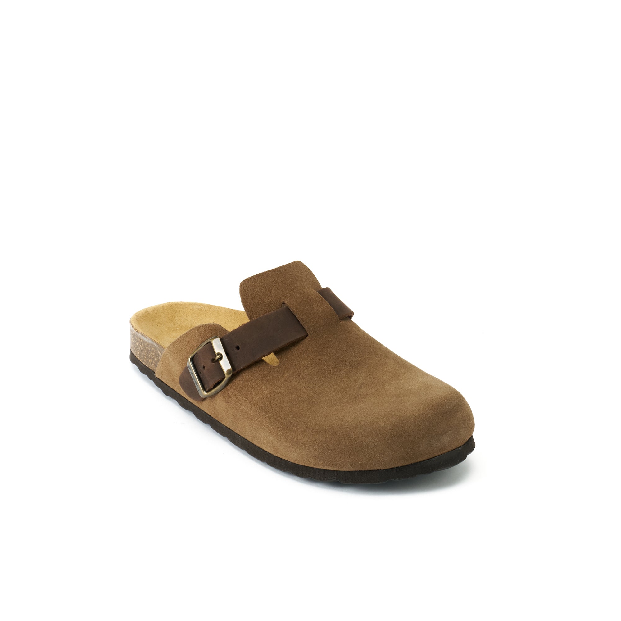 ADAM NUBUCK BROWN – Mandel Sandals