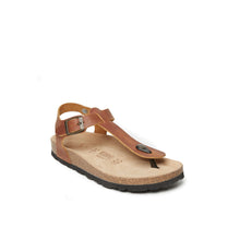 Load image into Gallery viewer, Brown sandals LEON made with leather
