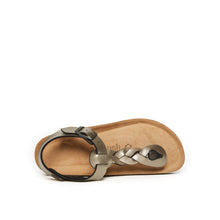 Load image into Gallery viewer, Bronze sandals AIDA made with eco-leather
