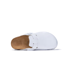 Load image into Gallery viewer, White sabot clogs NOE made with eco-leather
