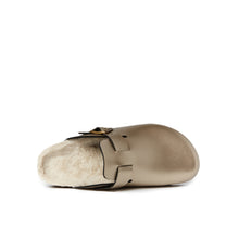 Load image into Gallery viewer, Bronze sabot clogs NOE made with eco-leather
