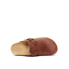 Load image into Gallery viewer, Brown sabot clogs NOE made with leather
