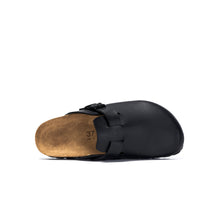 Load image into Gallery viewer, Black sabot clogs NOE made with eco-leather
