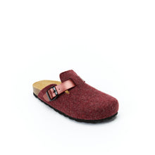 Load image into Gallery viewer, Bordeaux sabot clogs NOE made with felt
