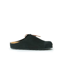 Load image into Gallery viewer, Black sabot clogs ESTER made with leather
