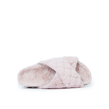 Load image into Gallery viewer, Pink espadrilles LAIA made with faux fur
